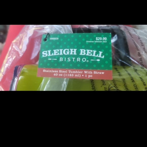 Set of 2 Grinch Stainless steel tumbler with straw - Picture 8 of 10